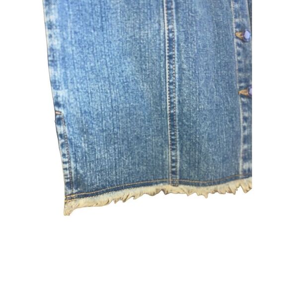 Faded Glory Vintage 90’s Denim Button Down Skirt “Missy” Size 12 - Picture 7 of 7